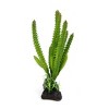 Unique Bargains Plastic Terrarium Lifelike Plant Decorations for Reptiles and Amphibians Green - 2 of 3