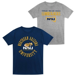 NCAA Northern Arizona Lumberjacks Toddler Boys' 2pk T-Shirt - 1 of 3