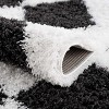 Hauteloom Zahur Black & White Diamond Area Rug - 4 of 4