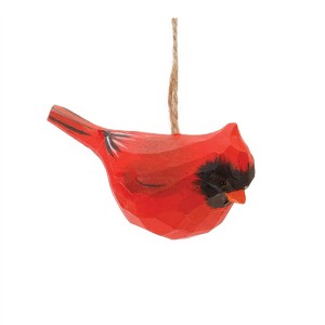 Wooden Cardinal Ornaments – Set of 4 - 1 of 2