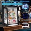 Acekool Commercial Countertop Refrigerator Display Case 5.2 Cu. Ft with Interior LED Lighting & Rear Sliding Door - 2 of 4