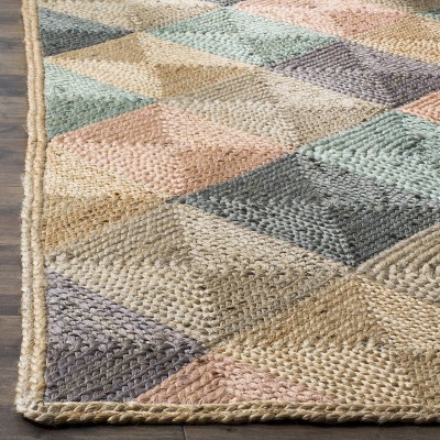 Handmade Multi-Color Jute and Sisal 4' x 6' Area Rug