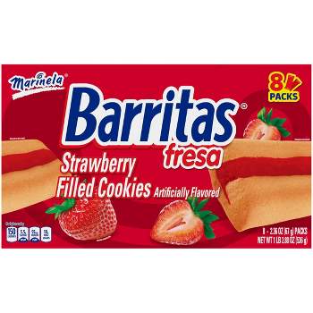 Marinela Barritas Strawberry Cookies - 4ct/2.36oz