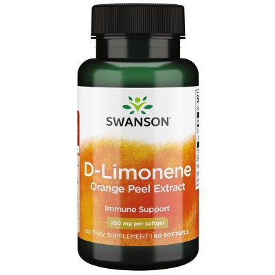 Swanson D-Limonene Orange Peel Extract 250 mg 60 Sgels.