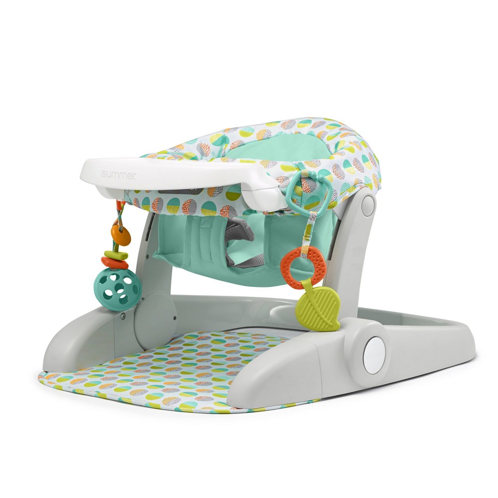 Summer Infant Learn to Sit Stages 3 Position Floor Booster Seat - Green -  83689921