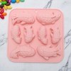 Unique Bargains Candy Mould 8-Cavity Koi Fish Candy Mould Hand Wash 6.38"x6.18"x0.94" 1 Pc - 2 of 4