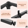 Jojoka Twin/Full/Queen Metal Bed Frame, 6/8/10/14" High Platform with Iron Slats, No Box Spring or Screws Needed, Heavy Duty Support Up to 800 lbs - 4 of 4