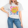Simply Sage Market S.W.Smiley Sunshine Neon Boxy Crop Top - 2 of 4