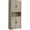 70" Tall Kitchen Pantry Cabinet with Doors and Adjustable Shelves, Freestanding Cupboard, Tall Storage Cabinet for Dining Room, Living Room - 2 of 4