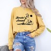 Simply Sage Market Women's Horsin' Around Long Sleeve Garment Dyed Tee - 2 of 2