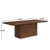 84" Rectangular Dining Table with Solid Wood Base, Modern Kitchen Table for 6-8 People, Wood Dining Table for Kitchen or Dining Room-Koiai - 4 of 4