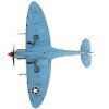 Supermarine Spitfire Mk.Vb Trop Fighter Aircraft Mediterranean Allied Coastal Air Force 1/48 Diecast Model Hobby Master - 4 of 4