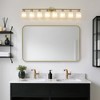 DAKAFUL Modern Bathroom Vanity Light, 4/5/6//8/10-Light Vanity Fixtures with Clear Glass Shade, Reversible Wall Sconces Over Mirror,for Bedroom - 4 of 4