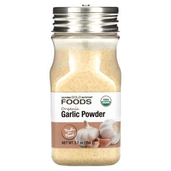 California Gold Nutrition Foods, Organic Garlic Powder, Non-Irradiated, Non-ETO, 3.7 oz (104 g)