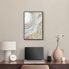 Art Remedy White Gold Boho Neutral Abstract Wall Art Framed - 2 of 4