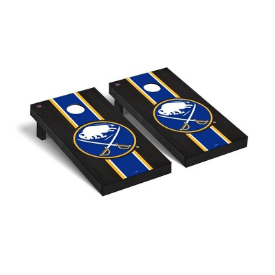 NHL Buffalo Sabres Premium Cornhole Board Onyx Stripe Version