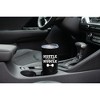 100 North 20 Ounce Stainless Steel On the Go Travel Tumbler With Push Top Lid, Hustle for the Muscle Black - 3 of 4