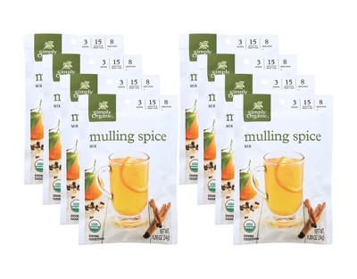 Simply Organic - Mulling Spice - Organic - Gluten Free - Case of 8/1.2 oz