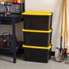 IRIS 60qt Storage Bin with Secure Latching Buckles - image 3 of 4