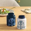 Stoneware Salt and Pepper Shaker Blue - Threshold™ - 2 of 3