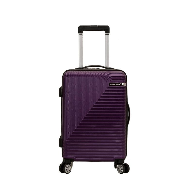 Rockland Star Trail 2pc Hardside Spinner Wheel Luggage Set - Purple, 2 of 7