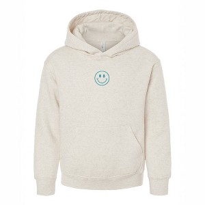 The Juniper Shop Embroidered Smiley Face Outline Youth Graphic Hoodie - 1 of 3
