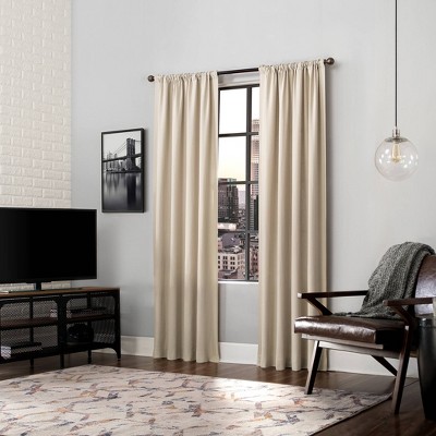 Scott Living Scott Living Renato Linen Blend Semi-Sheer Back Tab Curtain Panel
