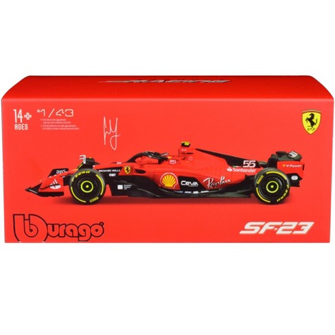 Ferrari Sf-23 #55 f1 World Championship (2023) W/display Case formula  Racing Series 1/43 Diecast Model Car By Bburago : Target