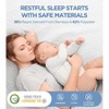 Aoibox Waterproof Queen Mattress Protector Hypoallergenic Bamboo Viscose Cover Breathable Cooling Noiseless 8-16 Inch Deep Pocket Machine Washable - 3 of 4
