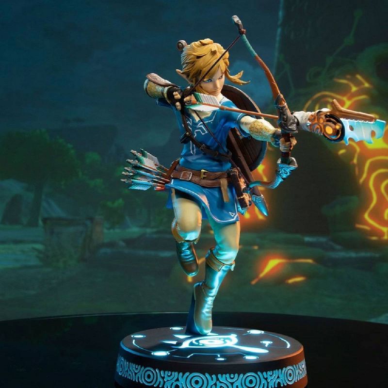 First 4 Figures The Legend of Zelda: Breath of the Wild - Link 10&#34; PVC Statue Collector&#39;s Edition, 5 of 14