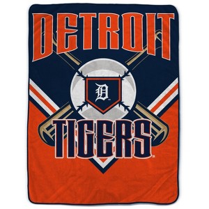 MLB Detroit Tigers On Deck Ultra Cozy Blanket - 1 of 3