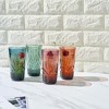 Khen's Shatterproof Muted Colored Tall Acrylic Drinking Glasses, Luxurious & Stylish, Unique Home Bar Addition - 4 pk - 3 of 4
