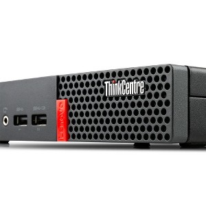 Refurbished: Lenovo Thinkcentre M910Q Desktop Intel i5 2.5GHz 8GB 256GB SSD Linux OS WiFi - Manufacturer Refurbished - 1 of 4