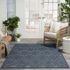 Nourison Versatile Solid Diamond Indoor Outdoor Flatweave Area Rug - 2 of 4
