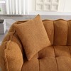 LOVMOR 66.14"Soft beanbag chair with high resilience foam core for two people,Yellow - 3 of 4