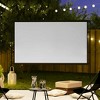 Aghana Digitals 108 Inch 16:9 Portable Projection Screen with Stable Iron Stand - Matte White - 2 of 4