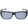 Jonathan Paul® Fitovers Eyewear Large Neera in Leopard-Black & Gold Mirror NR003 - 3 of 4