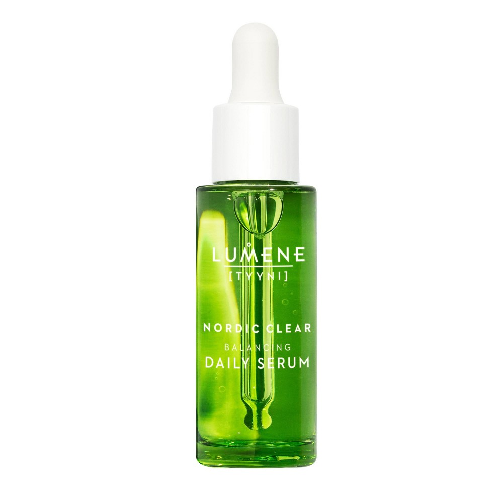 Lumene Nordic Clear Tyyni Balancing Daily Serum - 1 fl oz: Vegan, For Normal, Oily, Combination Skin, Oil Form, Face, Neck Application