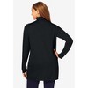 Jessica London Women's Plus Size Cotton Cashmere Turtleneck - 3 of 4