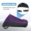 Unique Bargains 180T Waterproof Rain Dust Motorcycle Cover Outdoor Sun Protector - 3 of 4