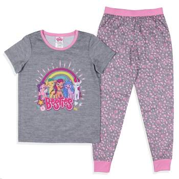 My Little Pony: A New Generation Girls' Sunny Starscout Friends Pajama Set Grey