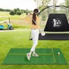 Costway 5 x 4 FT Golf Hitting Mat Artificial Indoor Outdoor Turf Golf Training Mat 32 mm - 4 of 4