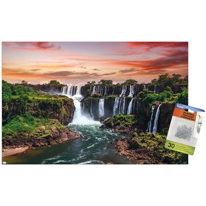 Trends International Wonders of the World - Iguazu Falls Unframed Wall Poster Prints - 1 of 4
