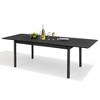 Crestlive Products Aluminum Expandable Dining Table, All Weather Outdoor Indoor Rectangular Table for 6-8 People in Lawn Backyard Deck Porch Garden - 2 of 4