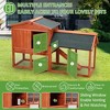 Garvee 54''Rabbit Hutch-Two Floors Wooden Cage, Wooden Pet House Cage with Run, Pull Out Tray - 2 of 4