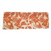 RLF Home 100% Cotton High Quality Love Bird Tailored Window Valance with 1.5" Rod Pocket 50" W X 12" L Orange - 3 of 4