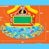 Banzai Jr School Splash Inflatable Educational Learning Schoolhouse Water Play Mat with 39 Letters, Numbers, and Shapes for Ages 3+ - 3 of 4