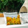 Stupell Industries Happy Hummingbird & Sunflowers Outdoor Decorative Throw Pillow, 14 x 20 - 3 of 3