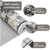 Acekool 9x12 Washable Boho Vintage Medallion Area Rug, Non-Slip, Stain Resistant, Non-Shedding Carpet for Living Room, Bedroom, Office - 2 of 4
