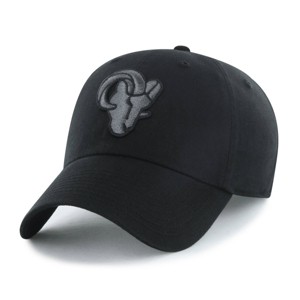 NFL Los Angeles Rams Black Tonal Clean Up Hat - 1 of 2